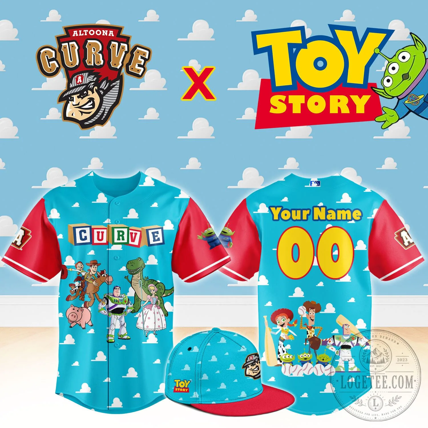 _A.Curve Toy Story Night Limited Custom Jersey