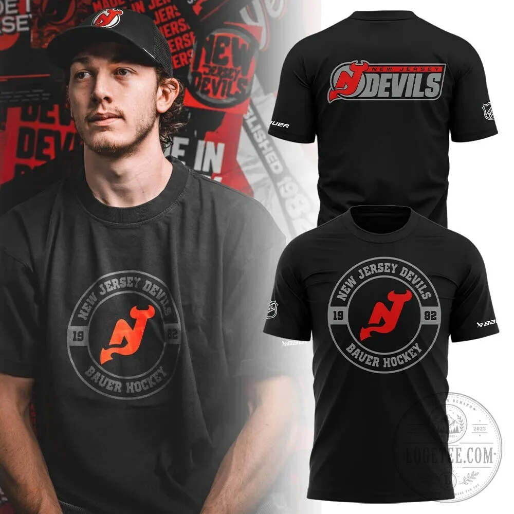 New Jersey Devils Hockey Team Fan Apparel T-Shirt 1 New Jersey Devils Hockey Team Fan Apparel T-Shirt