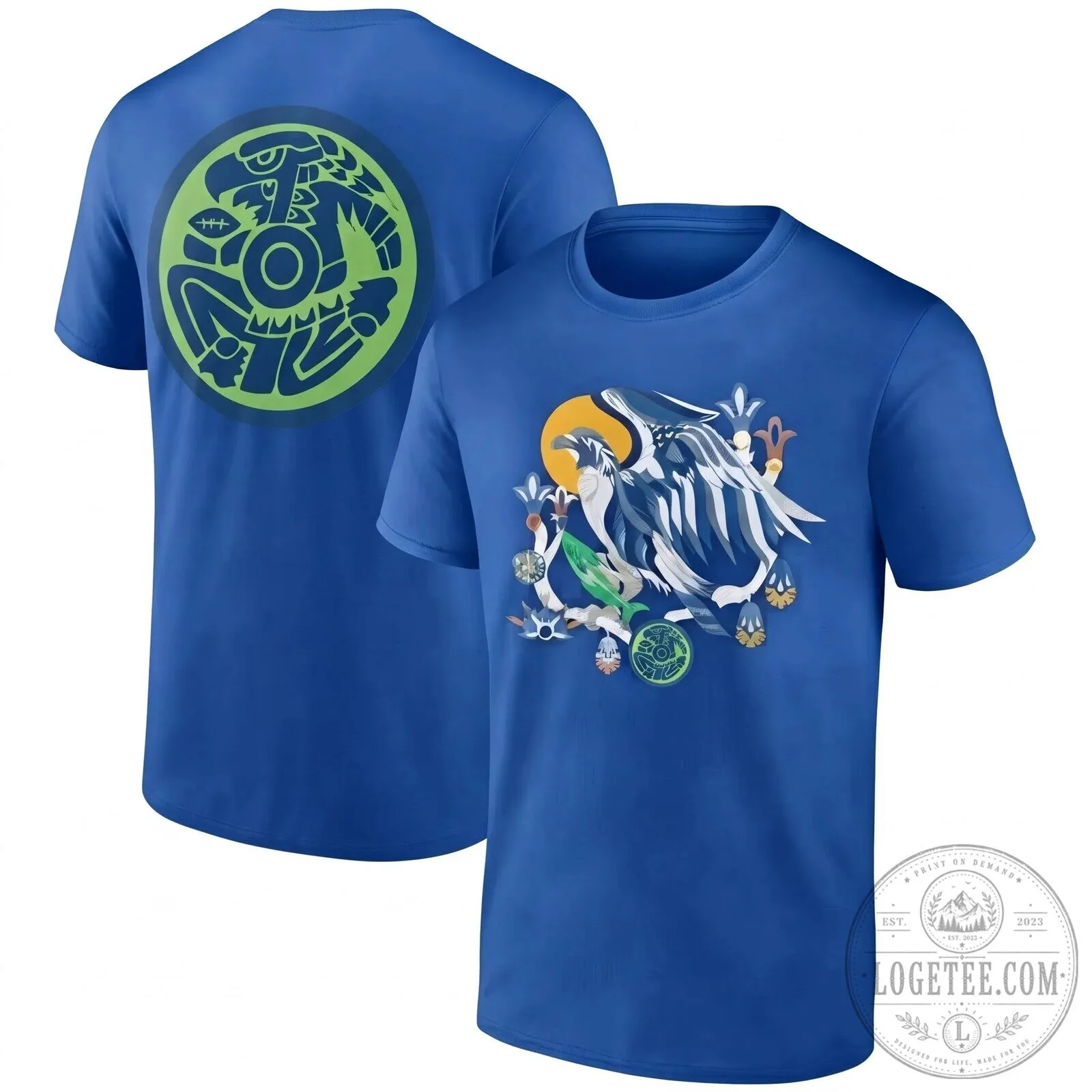 Seattle Seahawks Native Heritage Inspired Black T-Shirt 14 Seattle Seahawks Native Heritage Inspired Black T-Shirt