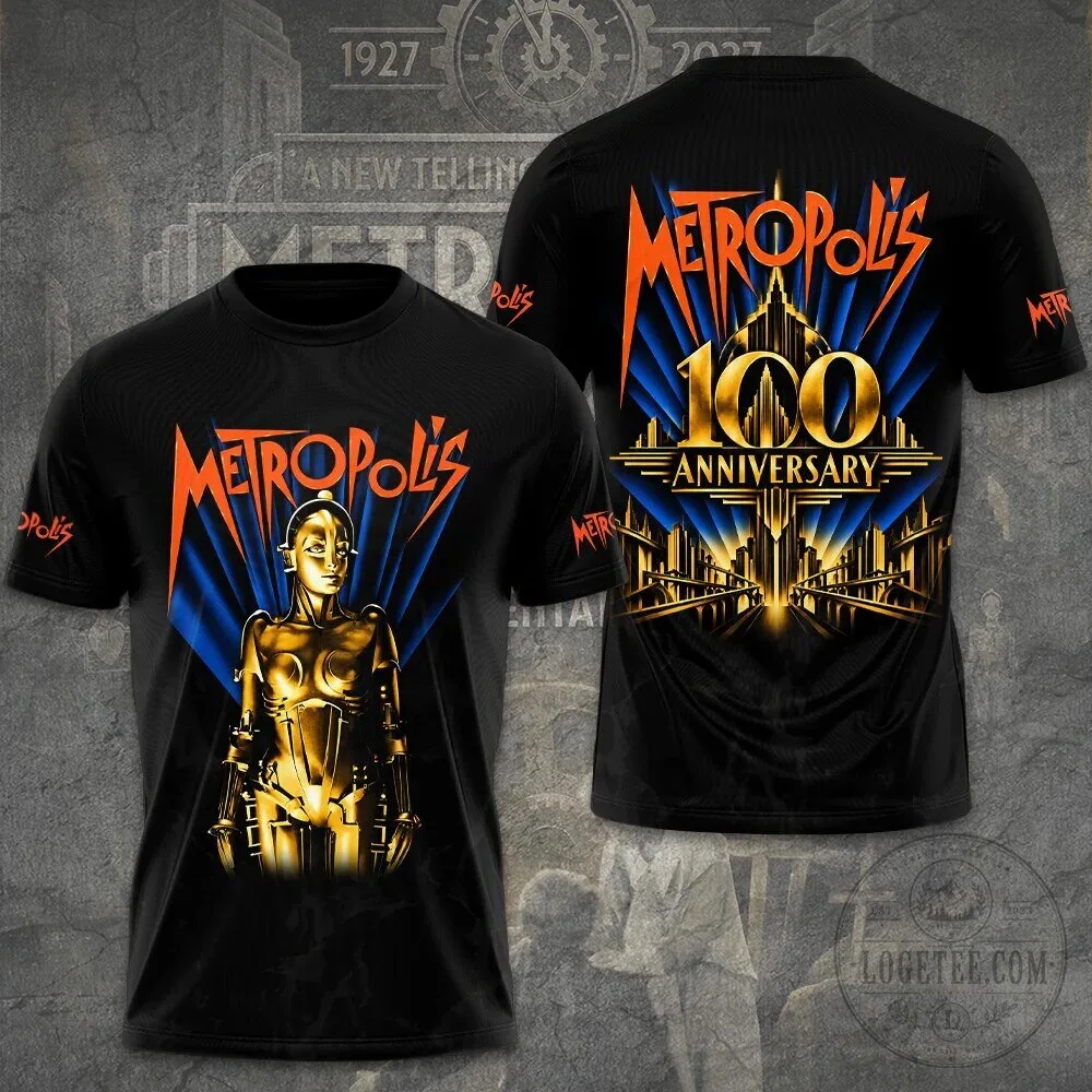 Metropolis 100th Anniversary Maria Robot Black Graphic T-Shirt 6 Metropolis 100th Anniversary Maria Robot Black Graphic T-Shirt