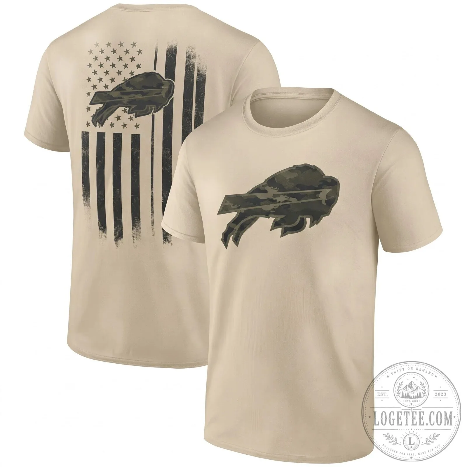 Buffalo Bills Salute To Service American Flag Camouflage Military Green T-Shirt 21 Buffalo Bills Salute To Service American Flag Camouflage Military Green T-Shirt