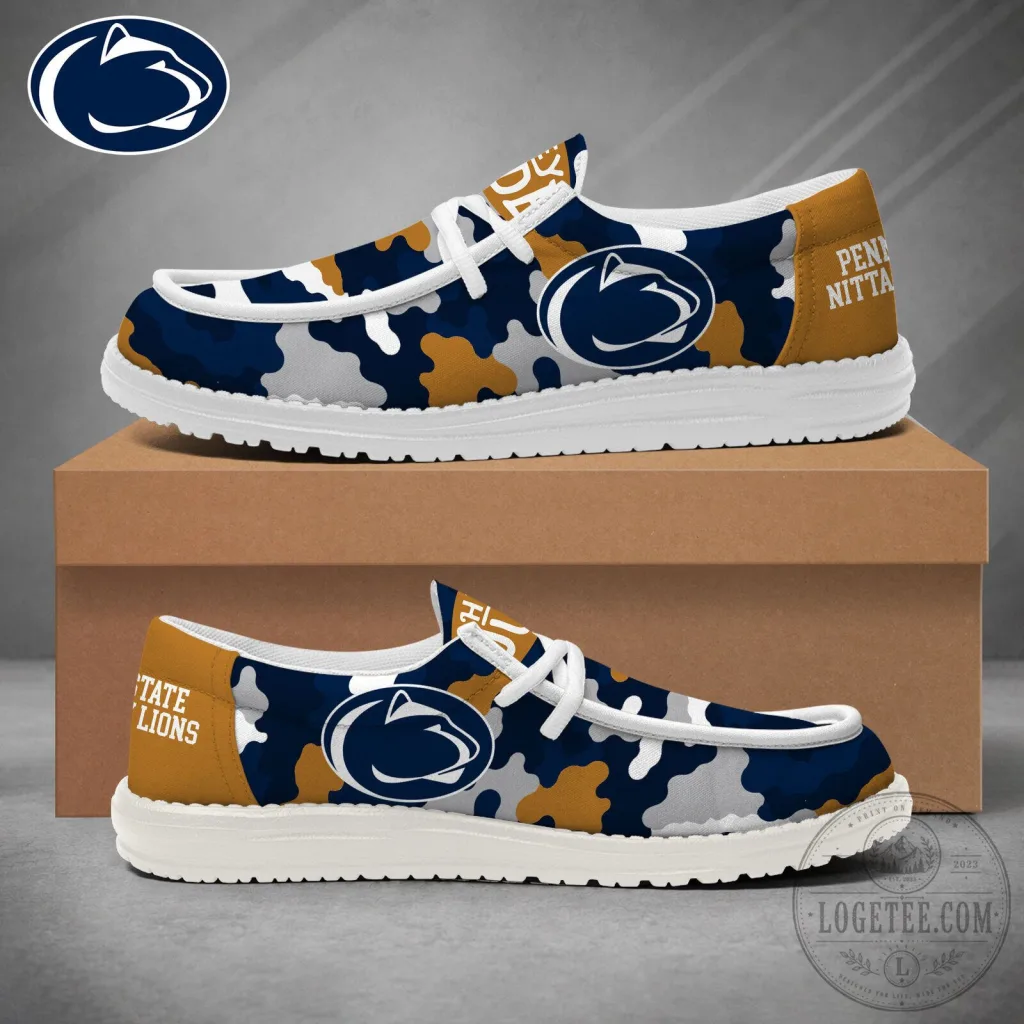 Penn State Nittany Lions NCAA Camouflage Game Day Loafer Shoes Penn State Nittany Lions NCAA Camouflage Game Day Loafer Shoes