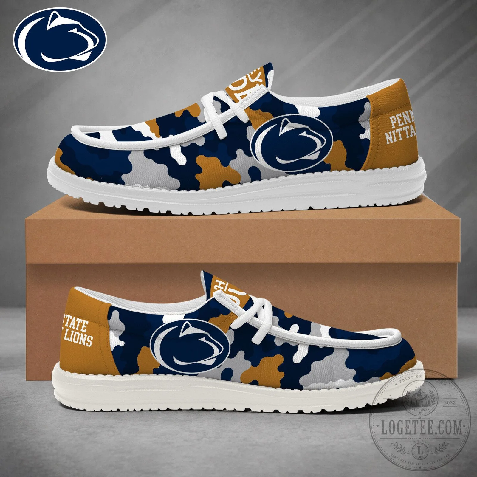 Penn State Nittany Lions NCAA Camouflage Game Day Loafer Shoes 1 Penn State Nittany Lions NCAA Camouflage Game Day Loafer Shoes