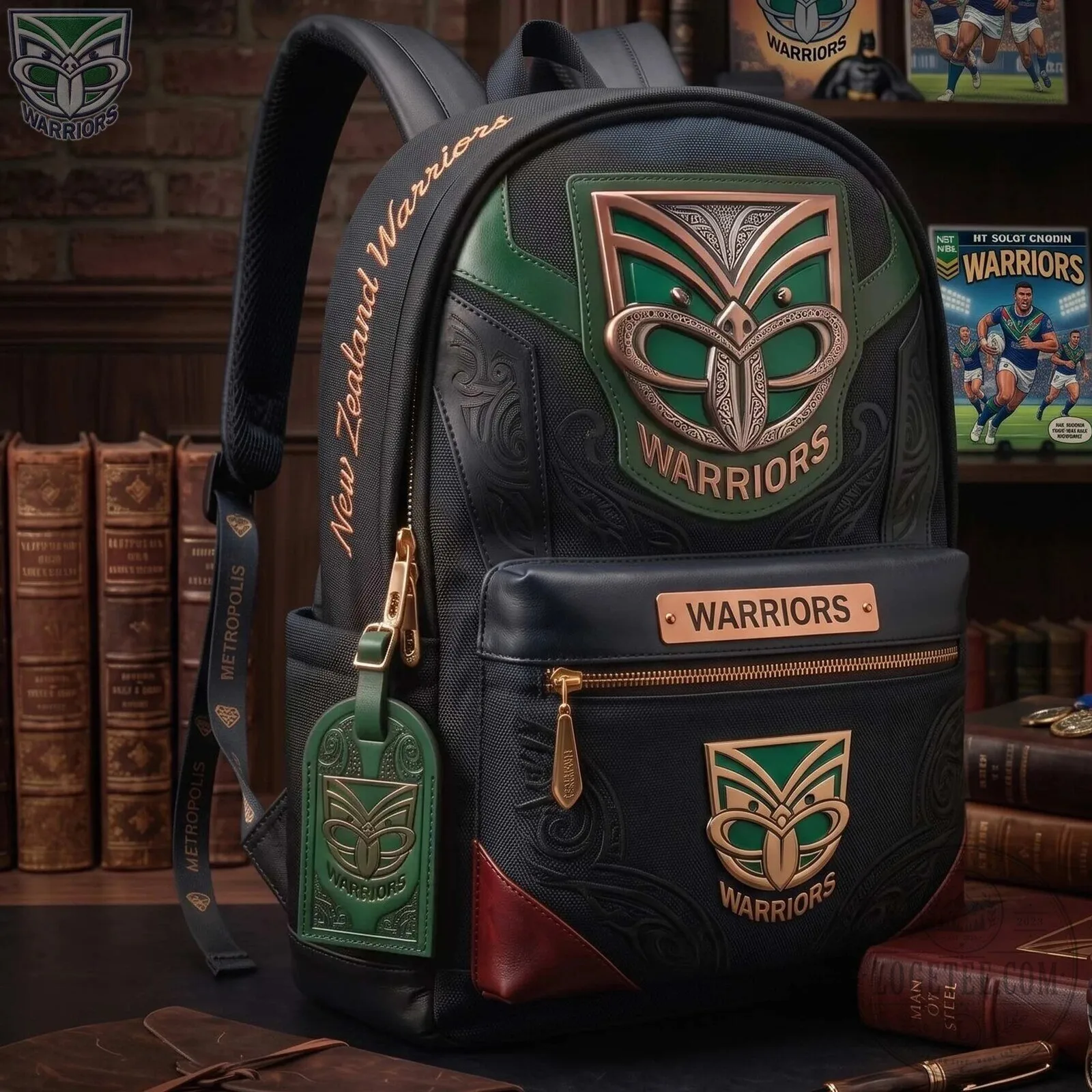 New Zealand Warriors Rugby League Backpack