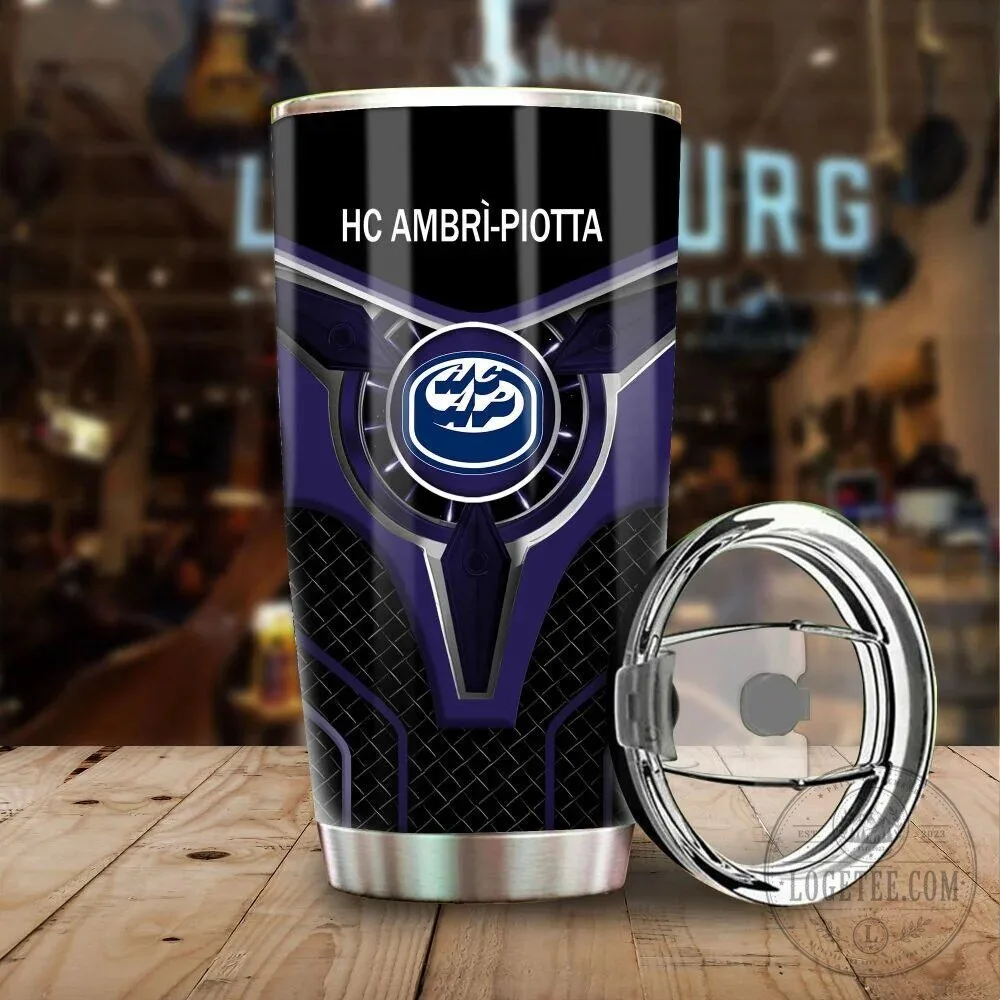 HC Ambri-Piotta Ice Hockey Team Stainless Steel Insulated Tumbler
