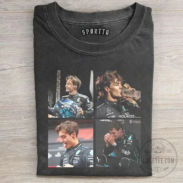Fan Apparel T-Shirt for Formula 1 Driver George Russell