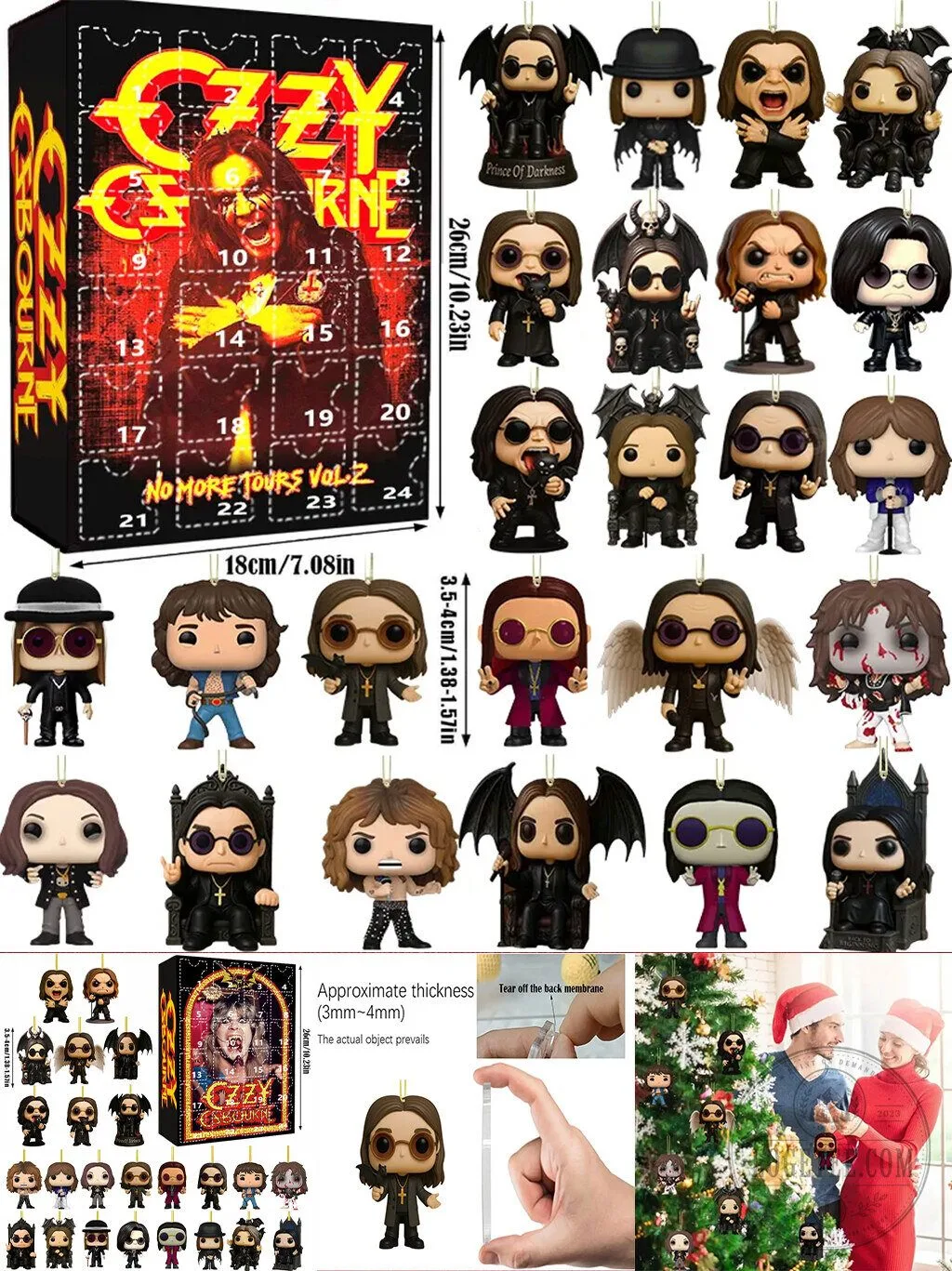 Ozzy Osbourne No More Tours Volume 2 Christmas Countdown Advent Calendar