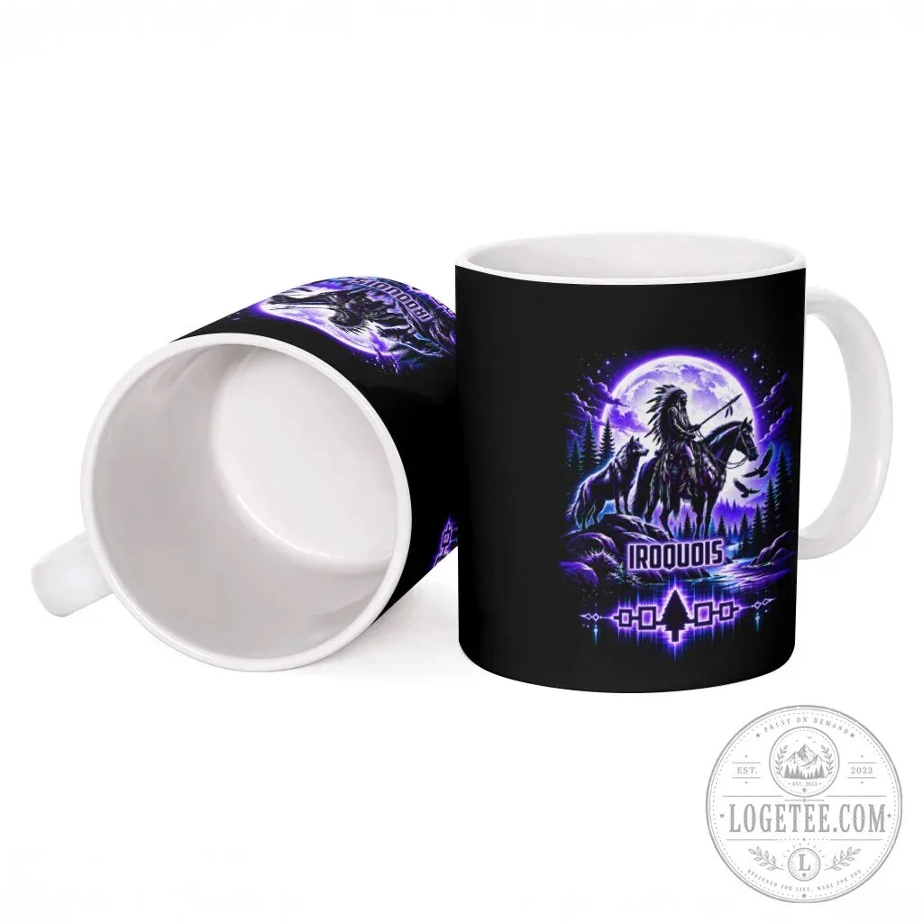 Iroquois Native American Warrior Spiritual Tribal Art Mug 9 Iroquois Native American Warrior Spiritual Tribal Art Mug