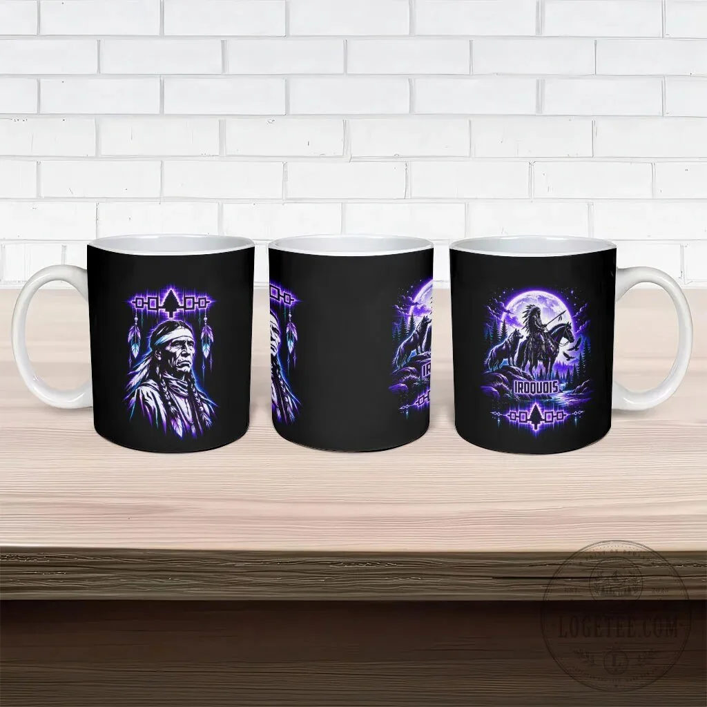 Iroquois Native American Warrior Spiritual Tribal Art Mug 11 Iroquois Native American Warrior Spiritual Tribal Art Mug