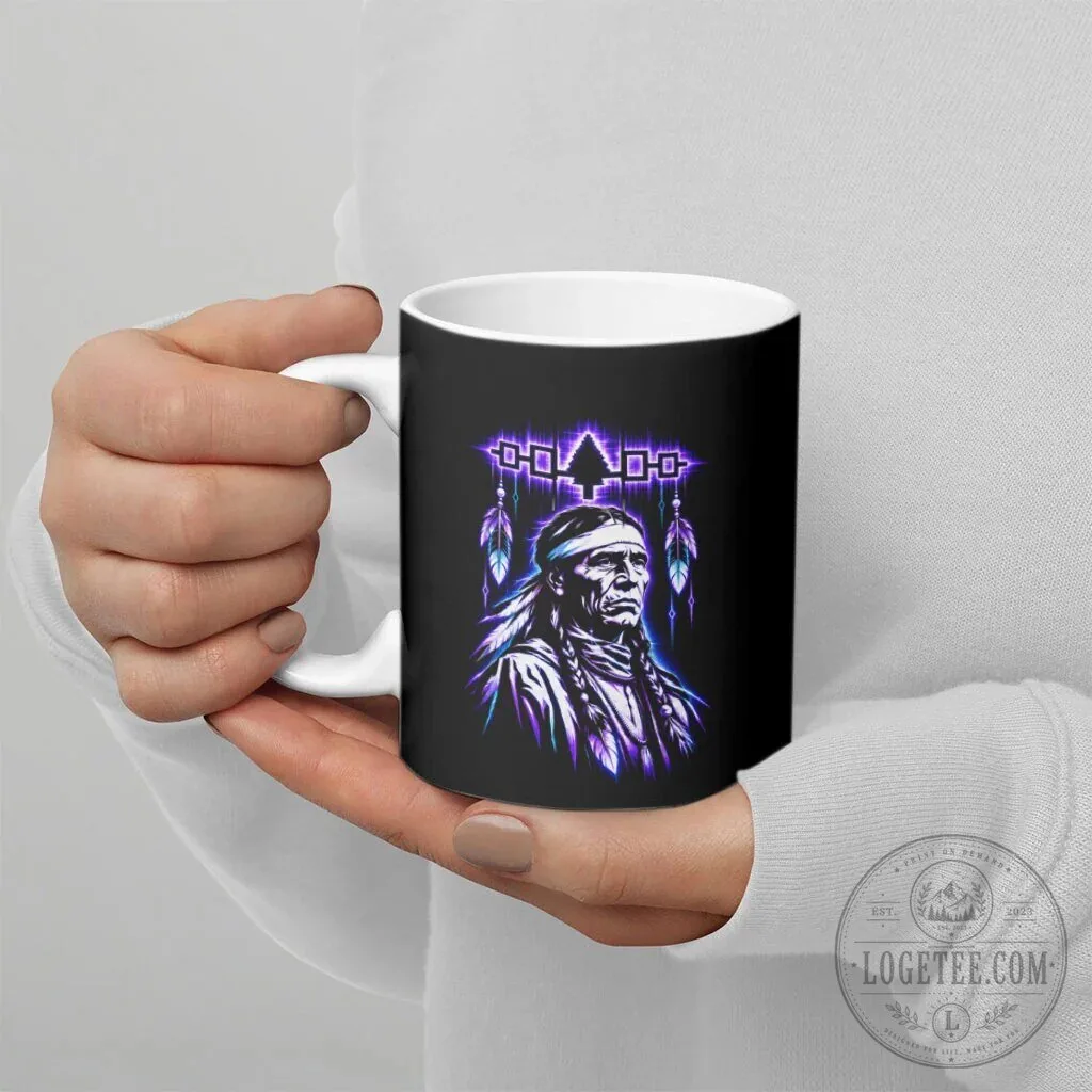 Iroquois Native American Warrior Spiritual Tribal Art Mug 13 Iroquois Native American Warrior Spiritual Tribal Art Mug