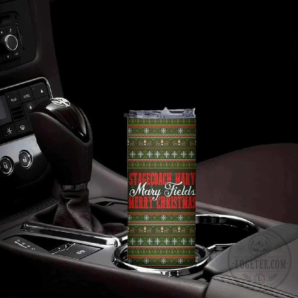 Stagecoach Mary Fields Merry Christmas Ugly Sweater Pattern Skinny Tumbler 13 Stagecoach Mary Fields Merry Christmas Ugly Sweater Pattern Skinny Tumbler