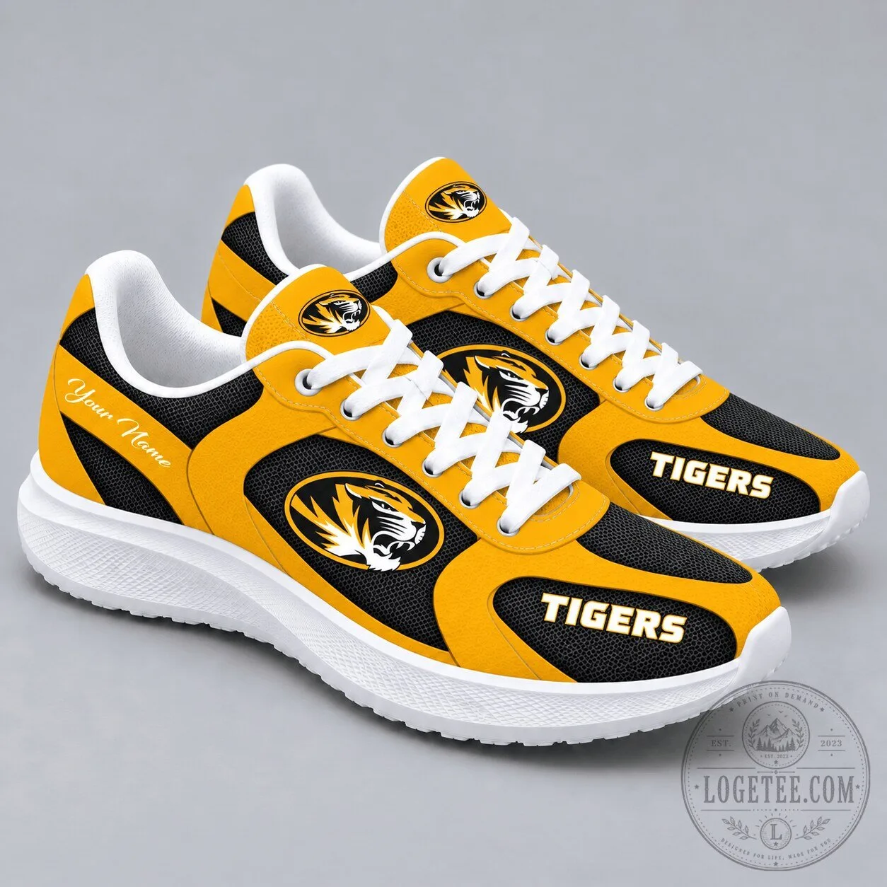 Missouri Tigers NCAA Classic Spirit Sport Sneakers Custom Name Shoes 1 Missouri Tigers NCAA Classic Spirit Sport Sneakers Custom Name Shoes