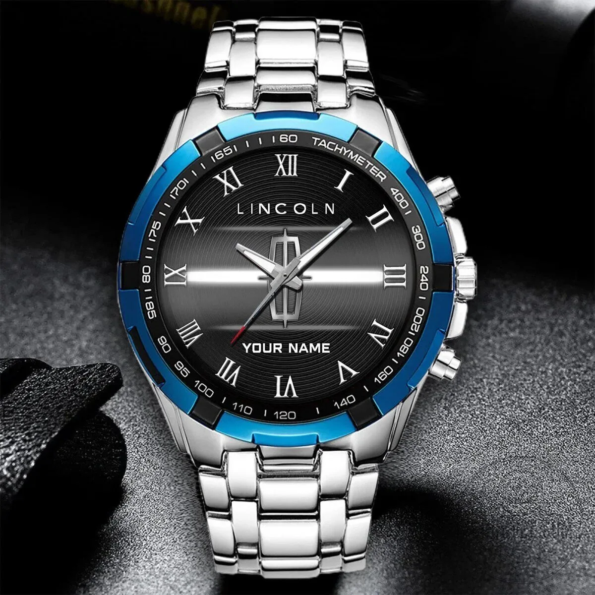 Customizable Elegant Fashion Watch by Lincoln Motor Company