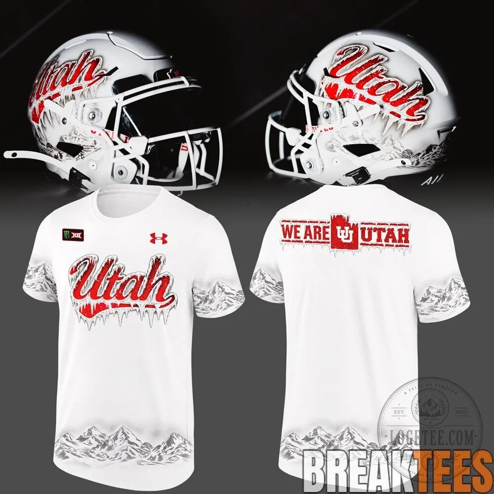 Utah Utes Ice Cold White Out Exclusive Football Fan T-Shirt 2 Utah Utes Ice Cold White Out Exclusive Football Fan T-Shirt