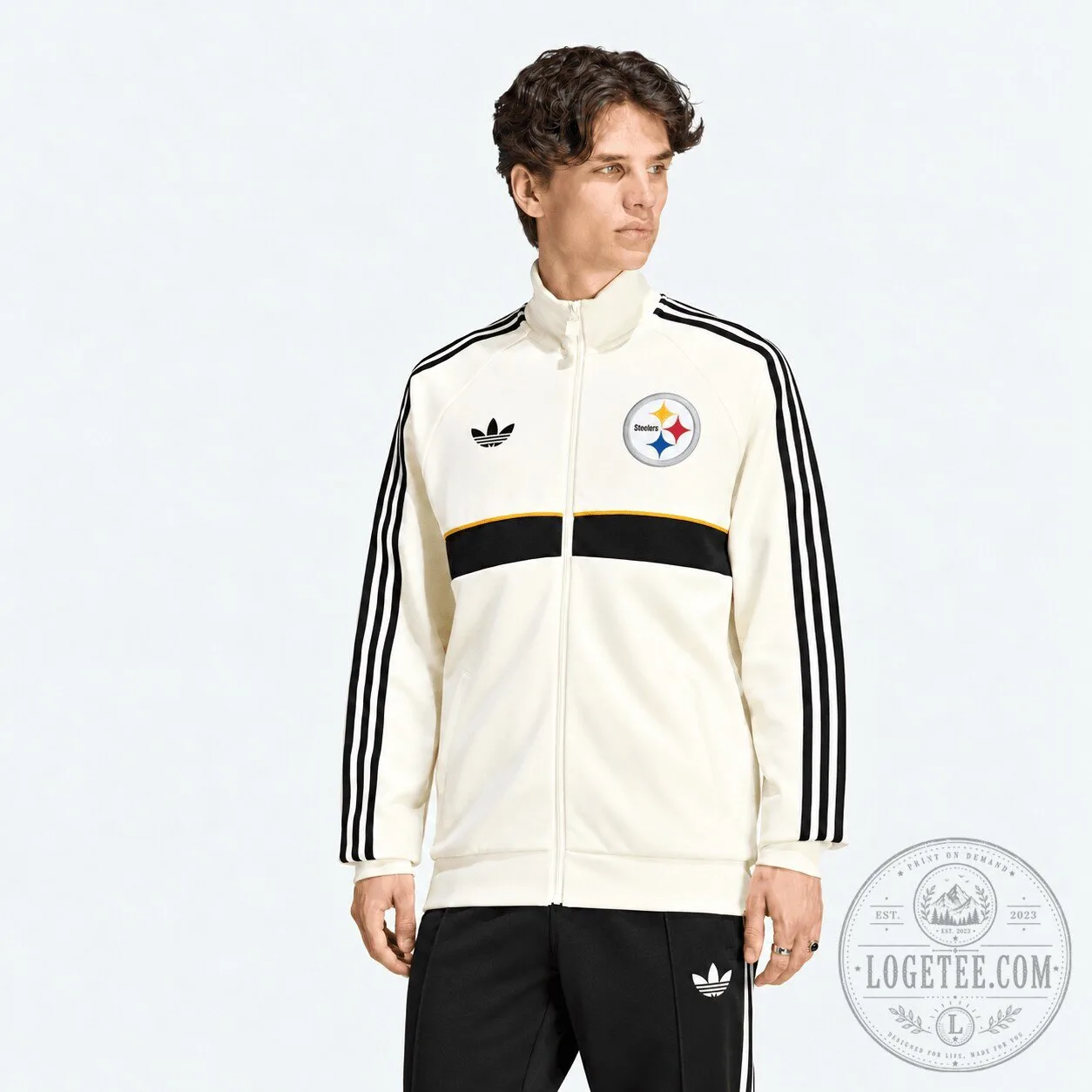 Pittsburgh Steelers Adidas Originals Retro Track Jacket 2 Pittsburgh Steelers Adidas Originals Retro Track Jacket