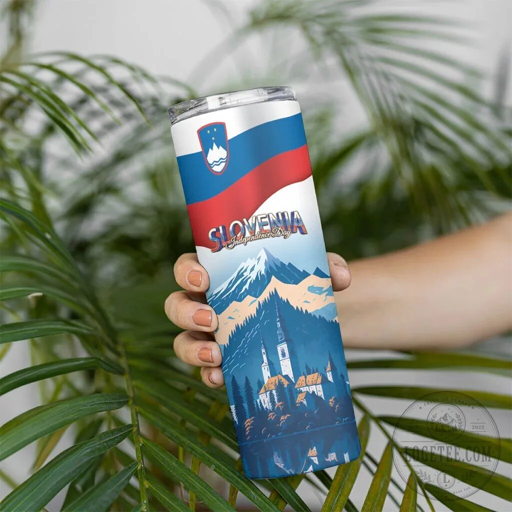 Slovenia Independence Day Lake Bled Julian Alps Landscape Tumbler 11 Slovenia Independence Day Lake Bled Julian Alps Landscape Tumbler