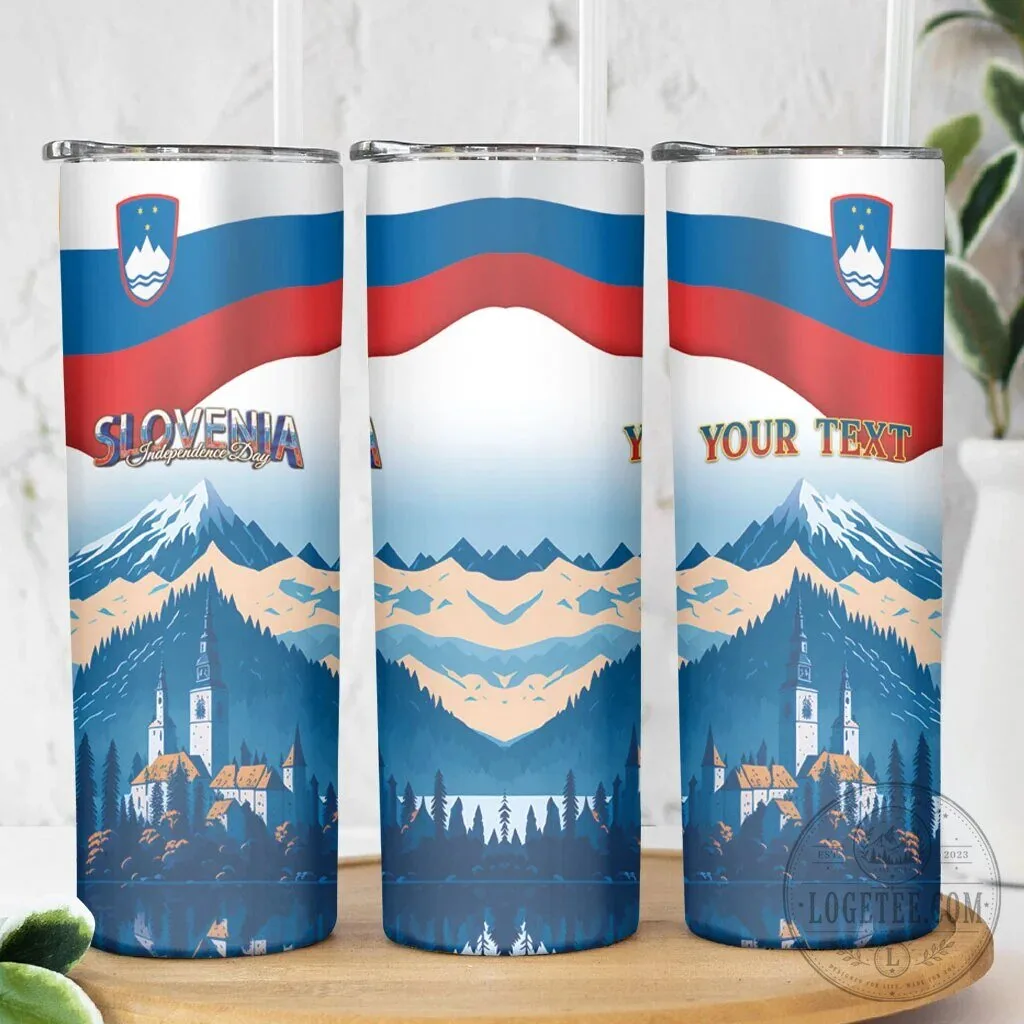 Slovenia Independence Day Lake Bled Julian Alps Landscape Tumbler 12 Slovenia Independence Day Lake Bled Julian Alps Landscape Tumbler