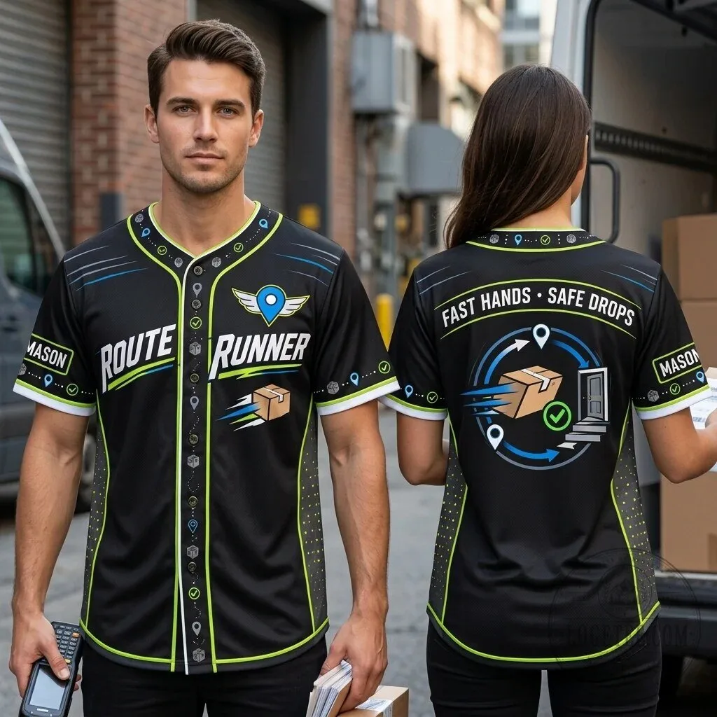 Route Runner Delivery Driver Personalized Baseball Jersey 3 Route Runner Delivery Driver Personalized Baseball Jersey