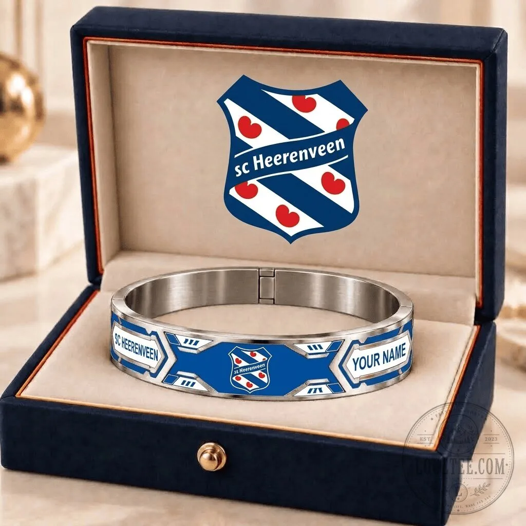 SC Heerenveen Eredivisie Personalized Stainless Steel Bracelet 3 SC Heerenveen Eredivisie Personalized Stainless Steel Bracelet